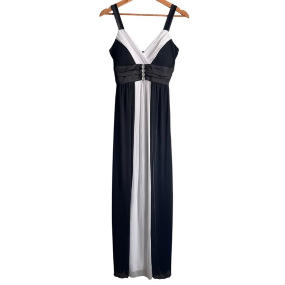 Vintage Y2K Taboo Women Evening Gown Size M Maxi Dress Formal Prom Made In USA - Picture 1 of 10